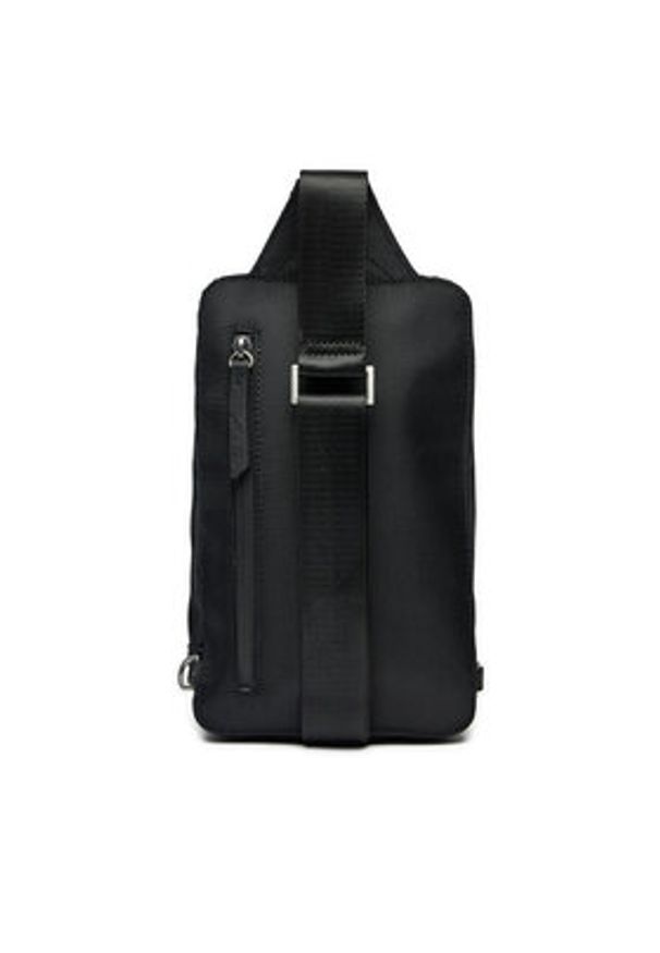 Guess Saszetka Lugano HMLUHN P5117 Czarny. Kolor: czarny. Materiał: materiał