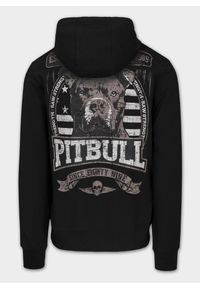 PITBULL - Bluza męska Pitbull rozpinana z kapturem TROUBLEMAKER. Typ kołnierza: kaptur. Kolor: czarny