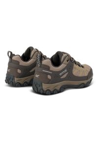 Regatta - Buty damskie trekkingowe niskie z membraną Edgepoint IV. Kolor: beżowy. Materiał: syntetyk. Szerokość cholewki: normalna. Styl: sportowy