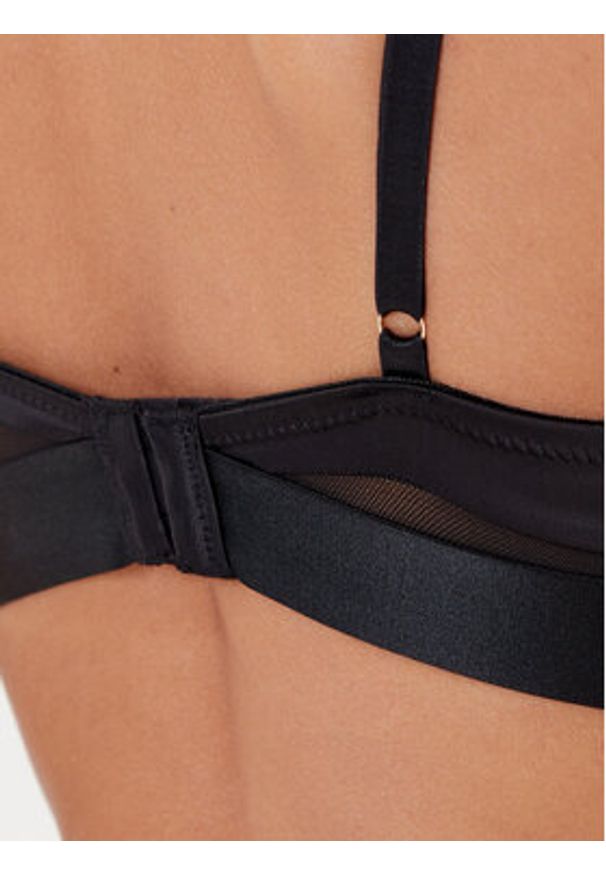 Hunkemöller Biustonosz z fiszbiną Colette 301142 Czarny. Kolor: czarny. Materiał: syntetyk