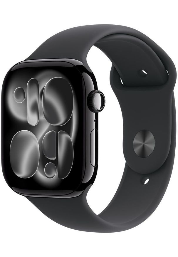 APPLE Watch Series 11�GPS + Cellular 46mm�Jet Black Aluminium Case with Black Sport Band - S/M. Styl: sportowy