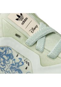 Adidas - adidas Sneakersy Flex El I GX9248 Zielony. Kolor: zielony. Materiał: materiał #5