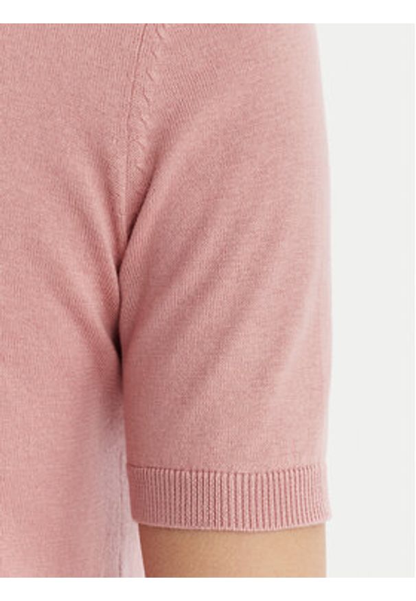 Weekend Max Mara T-Shirt Gabarra 2615361081 Różowy Slim Fit. Kolor: różowy. Materiał: bawełna