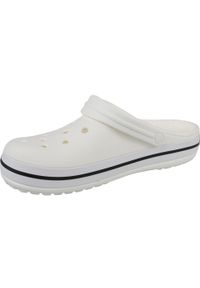 Buty do chodzenia męskie Crocs Crocband Clogs. Zapięcie: bez zapięcia. Kolor: biały. Materiał: syntetyk, materiał. Szerokość cholewki: normalna. Sport: turystyka piesza