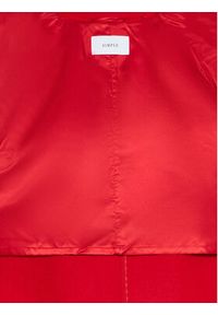Simple Płaszcz przejściowy PLD502-04 Czerwony Relaxed Fit. Kolor: czerwony. Materiał: syntetyk #8