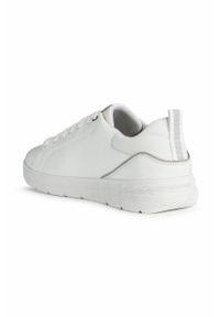 Geox buty skórzane SPHERICA EC4 kolor biały. Nosek buta: okrągły. Zapięcie: sznurówki. Kolor: biały. Materiał: skóra #4