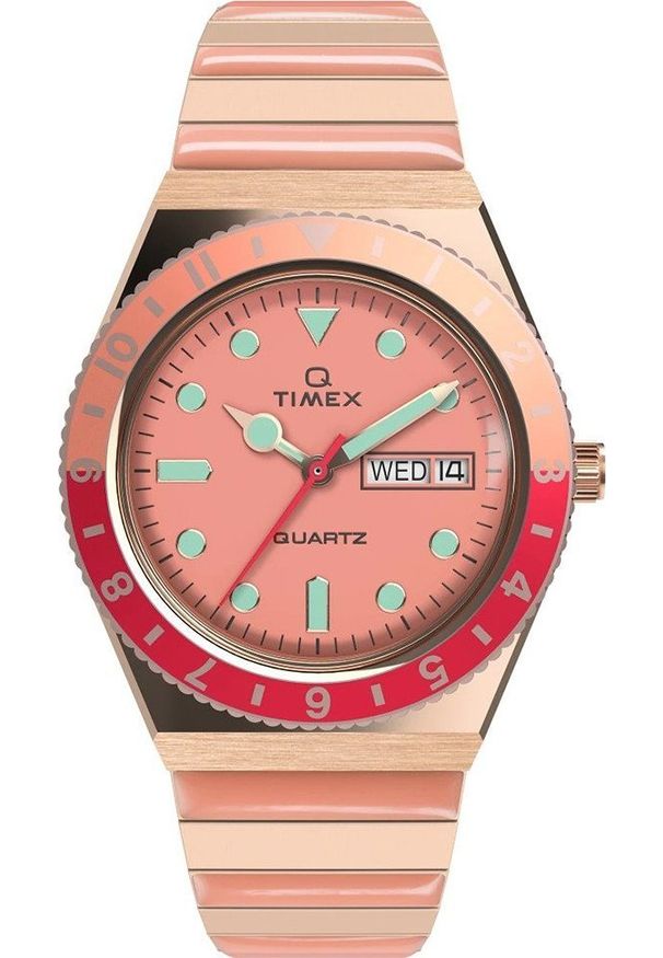 Zegarek Timex Zegarek damski Timex TW2V38600 różowy. Kolor: różowy