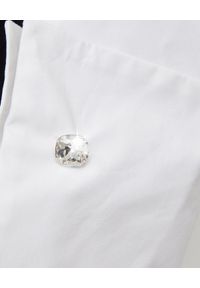 ALEXANDRE VAUTHIER - Biała koszula z wiązaniem. Kolor: biały. Materiał: jeans, materiał. Długość rękawa: długi rękaw. Długość: długie. Styl: klasyczny #2