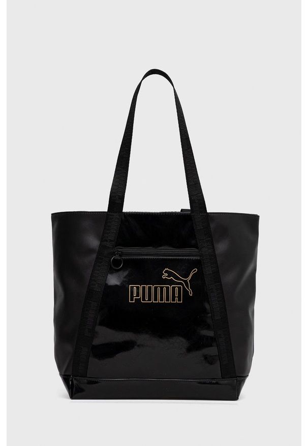 Puma torebka 78709 kolor czarny. Kolor: czarny. Rodzaj torebki: na ramię