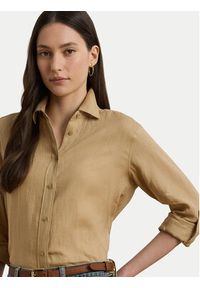 Lauren Ralph Lauren - LAUREN RALPH LAUREN Koszula 200782777060 Beżowy Relaxed Fit. Kolor: beżowy. Materiał: len #3
