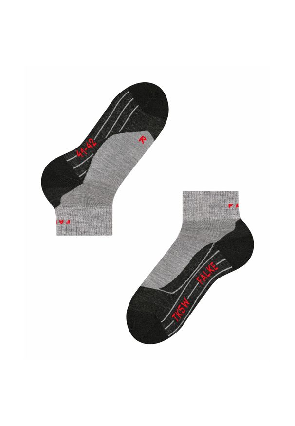 Skarpetki damskie Falke TK5 Short. Kolor: szary