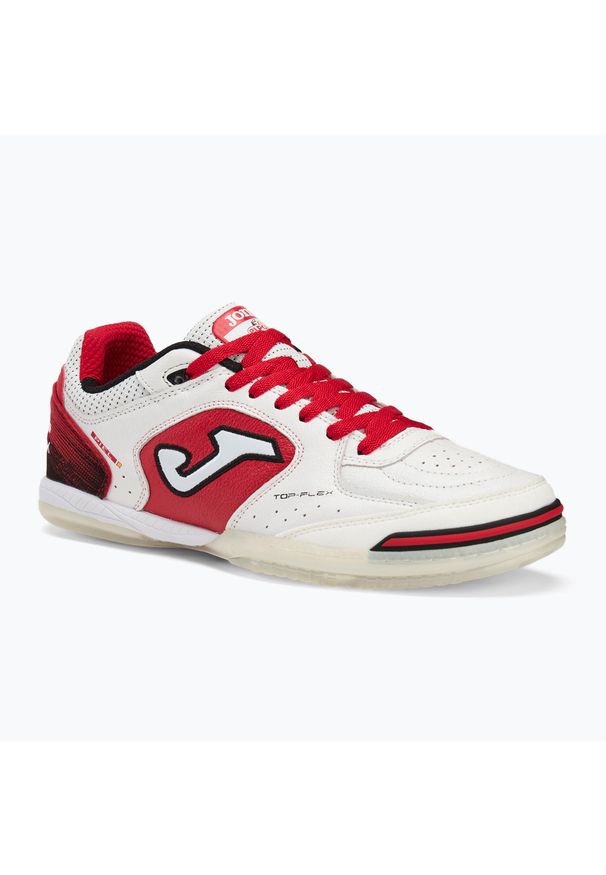 Buty piłkarskie męskie Joma Top Flex IN. Kolor: czerwony, biały, wielokolorowy. Materiał: syntetyk. Sport: piłka nożna