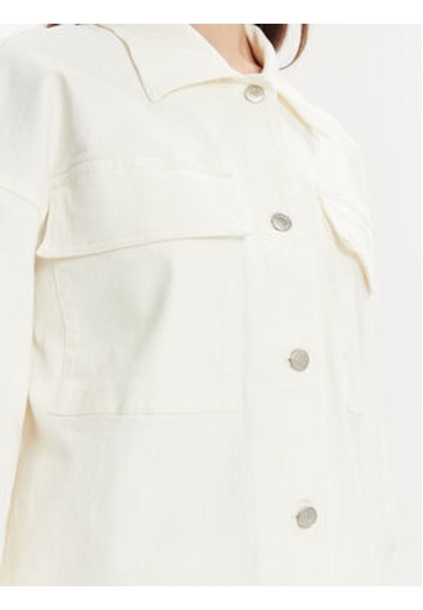 MAX&Co. Kurtka jeansowa Cesare 2416041023200 Écru Regular Fit. Materiał: bawełna