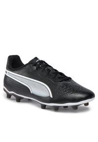 Puma Buty do piłki nożnej King Match FG/AG 107570 01 Czarny. Kolor: czarny. Materiał: skóra