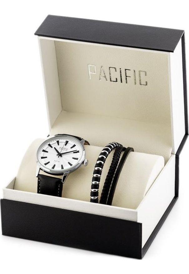 Zegarek Pacific ZEGAREK MĘSKI PACIFIC X0087-06 - komplet prezentowy (zy093a)