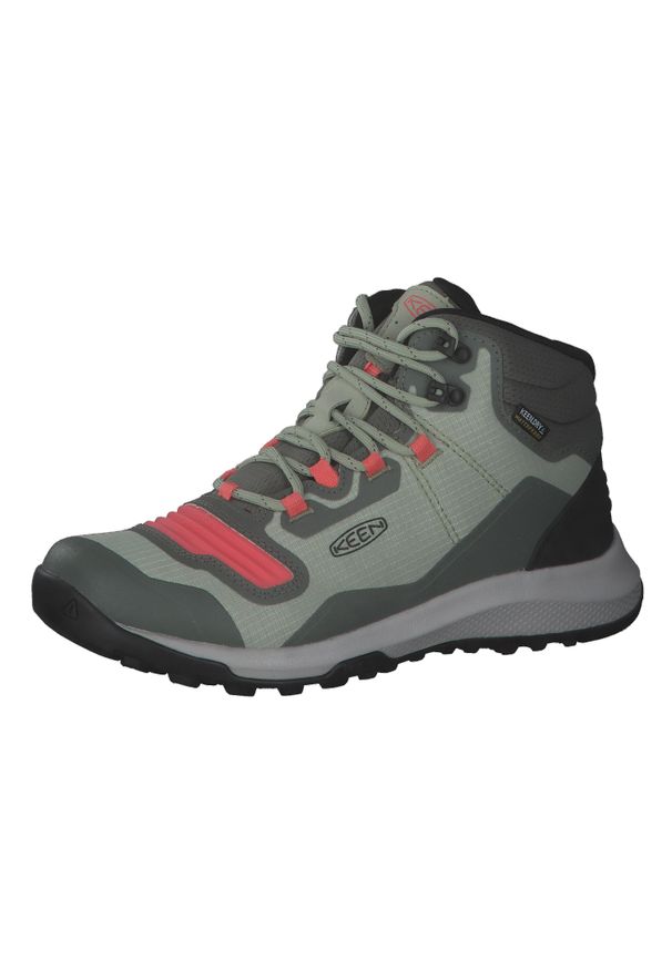 keen - KEEN WMS Tempo Flex Mid WP damskie buty trekkingowe. Kolor: różowy
