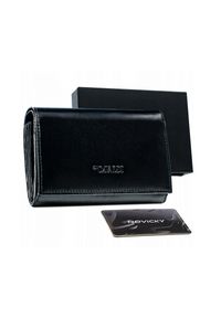 4U CAVALDI - Portfel skórzany Cavaldi RD-22-GCL-0870 czarny. Kolor: czarny. Materiał: skóra