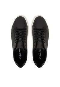 Calvin Klein Sneakersy Low Pro Cups Lace Up Lth Aop HW0HW02817 Czarny. Kolor: czarny. Materiał: skóra #6