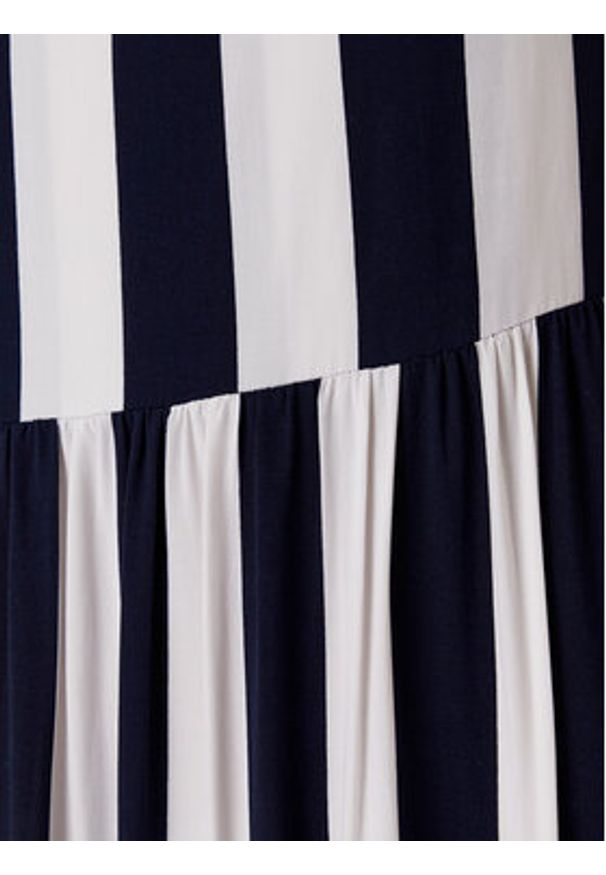 Tatuum Sukienka letnia Daliana 1 T2510.212 Granatowy Relaxed Fit. Kolor: niebieski. Materiał: wiskoza. Sezon: lato