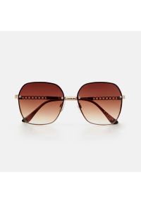Mohito - Duże okulary przeciwsłoneczne - Brązowy. Kolor: brązowy