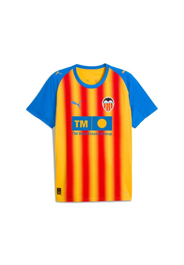 Puma - Trykot trzeci Valence CF 2025/26. Kolor: żółty. Sport: piłka nożna
