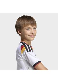 Adidas - Dziecięca koszulka podstawowa Germany 26. Kolor: wielokolorowy, biały, czarny. Technologia: ClimaCool (Adidas). Sport: piłka nożna #1
