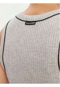 TOMMY HILFIGER - Tommy Hilfiger Top UW0UW05232 Szary Slim Fit. Kolor: szary. Materiał: bawełna #3