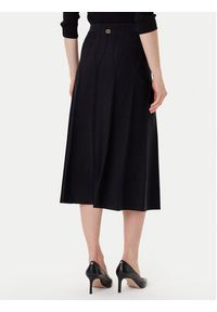 TwinSet - TWINSET Spódnica midi 252TP3641 Czarny Regular Fit. Kolor: czarny. Materiał: syntetyk