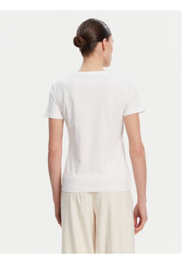 Gaudi T-Shirt 511BD64035 Biały Regular Fit. Kolor: biały. Materiał: bawełna