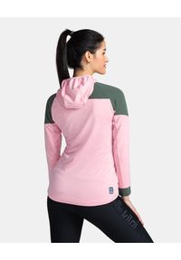 Damska elastyczna warstwa środkowa Kilpi MEMPHIS-W. Kolor: różowy. Materiał: polar. Sport: turystyka piesza #2