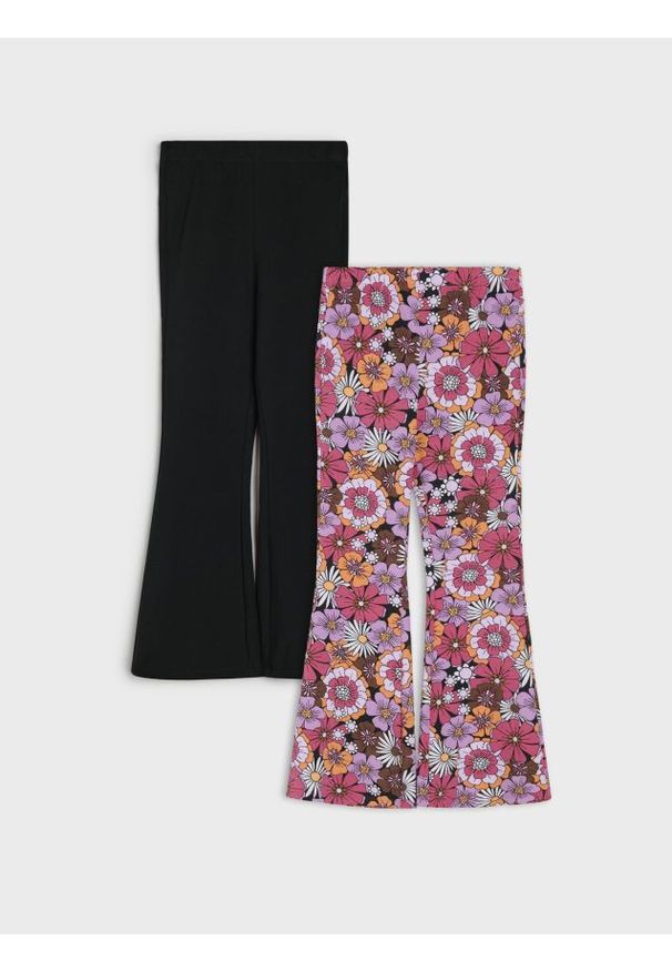 Sinsay - Legginsy flare 2 pack - wielobarwny