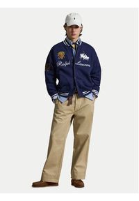 Polo Ralph Lauren Bluza 710B14220001 Granatowy Relaxed Fit. Typ kołnierza: polo. Kolor: niebieski. Materiał: bawełna #4