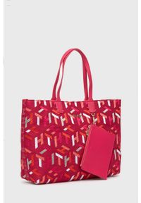 TOMMY HILFIGER - Tommy Hilfiger torebka ICONIC kolor różowy. Kolor: różowy. Rodzaj torebki: na ramię #4