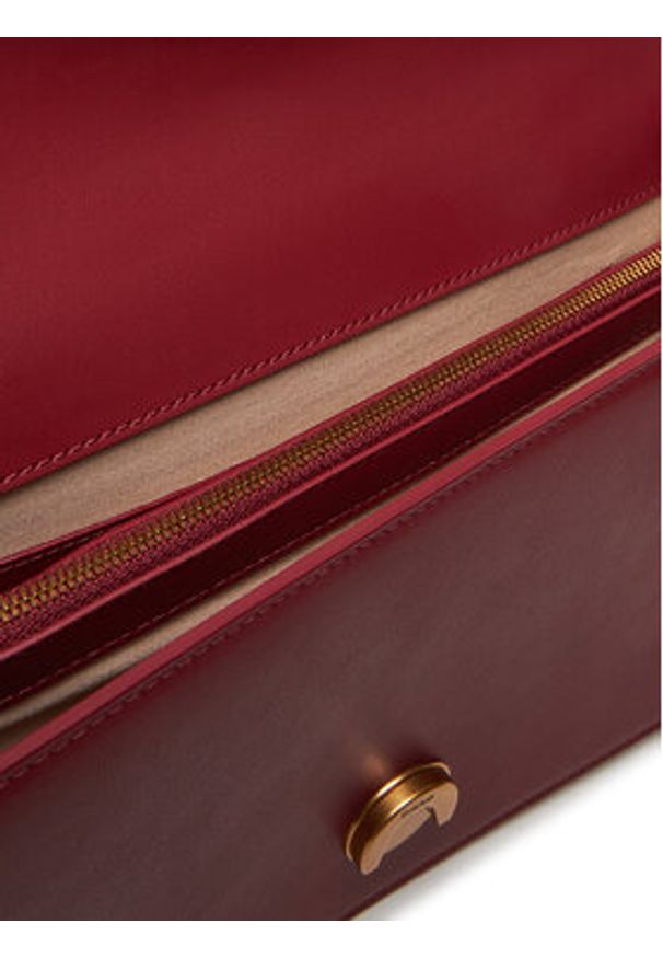 Pinko - PINKO Torebka Love One Classic Dc PE 25 PCPL 100941 A0F1 Bordowy. Kolor: czerwony. Materiał: skórzane