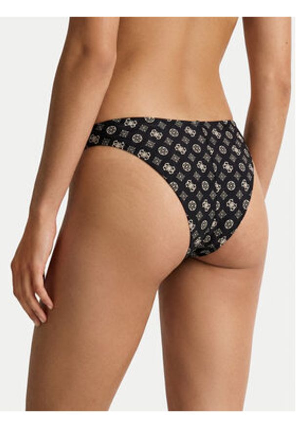 Guess Dół od bikini E6GO07 MC04R Czarny. Kolor: czarny. Materiał: syntetyk