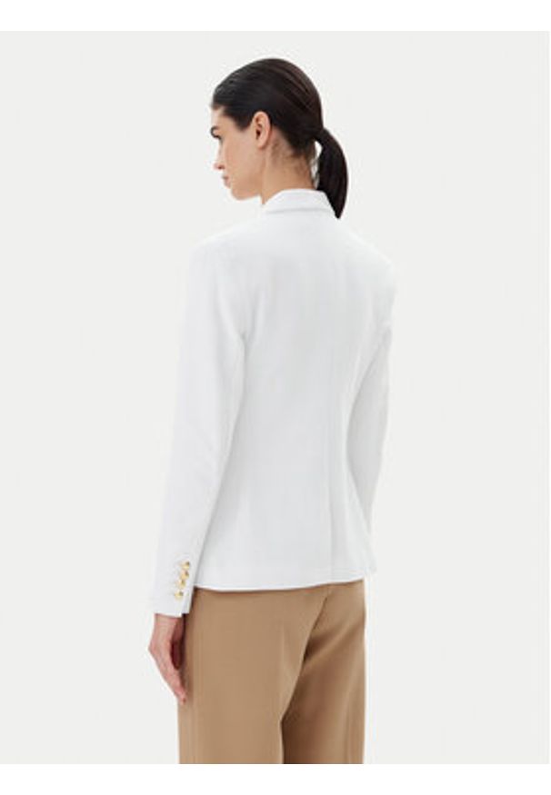 Lauren Ralph Lauren Marynarka Spsu20 200797305 Biały Regular Fit. Kolor: biały. Materiał: bawełna