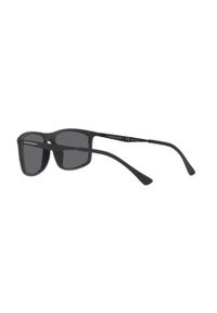 Emporio Armani - Okulary przeciwsłoneczne 0EA4171U. Kształt: prostokątne. Kolor: czarny #4