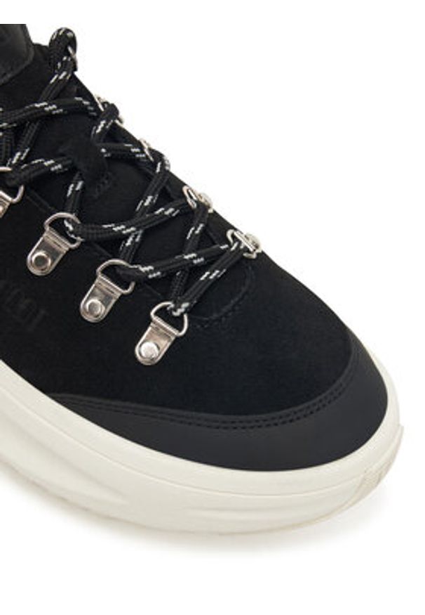 Moon Boot Sneakersy Moon247 80D2490050 Czarny. Kolor: czarny. Materiał: zamsz, skóra