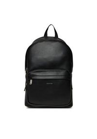 Calvin Klein Plecak Raised Round Backpack LV04D3155G Czarny. Kolor: czarny. Materiał: skóra #3