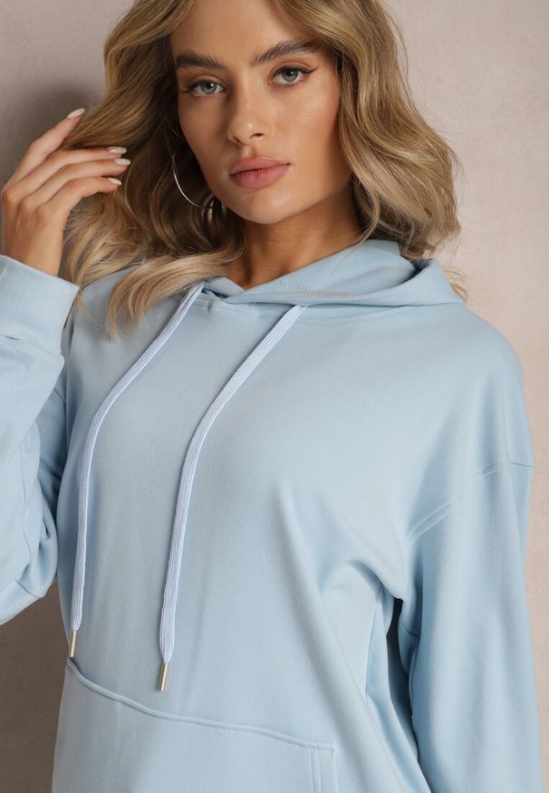 Renee - Niebieski Komplet Dresowy z Bluzą i Spodniami Ciranova. Kolor: niebieski. Materiał: dresówka