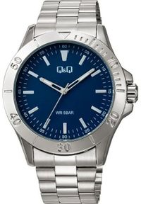 Zegarek Q&Q Q07C-001P męski wodoszczelny niebieska tarcza .. Kolor: niebieski #1