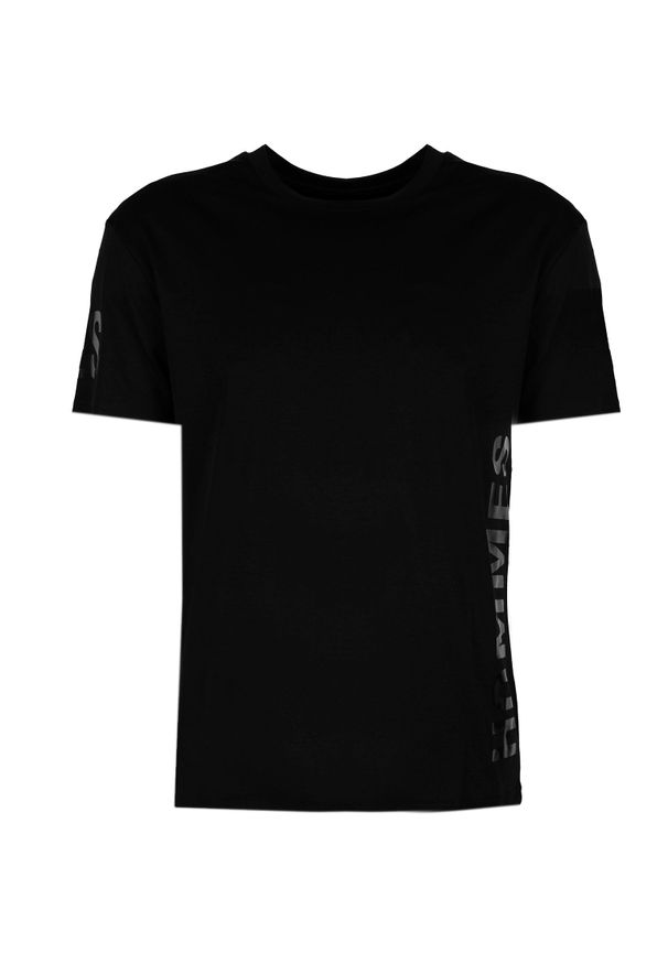 Les Hommes T-shirt | LF224300-0700-9000 | Grafic Print | Mężczyzna | Czarny. Okazja: na co dzień. Kolor: czarny. Materiał: bawełna. Wzór: nadruk. Styl: casual