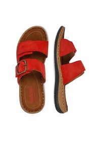 Go Soft Klapki CEO-WI23-4773-09 Czerwony. Kolor: czerwony. Materiał: skóra, zamsz #4