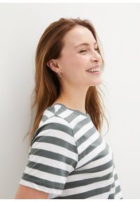 bonprix - T-shirt z okrągłym dekoltem, z bawełny (2 szt.). Kolor: biały. Materiał: bawełna. Długość rękawa: krótki rękaw. Długość: krótkie. Styl: klasyczny