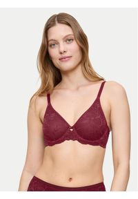 Triumph Biustonosz z fiszbiną Amourette Charm 10214458 Różowy. Kolor: różowy. Materiał: syntetyk