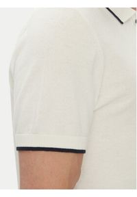 La Martina Polo Austin MAS001 YC041 Biały Regular Fit. Typ kołnierza: polo. Kolor: biały. Materiał: bawełna