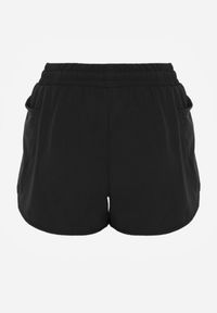 Born2be - Czarne Szorty Sportowe z Siateczkowymi Wstawkami i Podszewką Tamaris. Okazja: na co dzień, na spacer. Kolor: czarny. Styl: sportowy #4