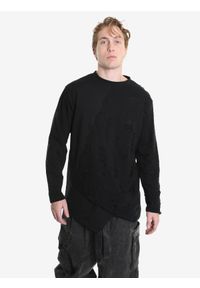 La Haine Inside Us Longsleeve | 3M M1161 | Mężczyzna | Czarny. Okazja: na co dzień. Kolor: czarny. Materiał: wiskoza, poliamid, wełna, bawełna. Długość rękawa: długi rękaw. Długość: długie. Wzór: aplikacja. Sezon: lato. Styl: casual #6