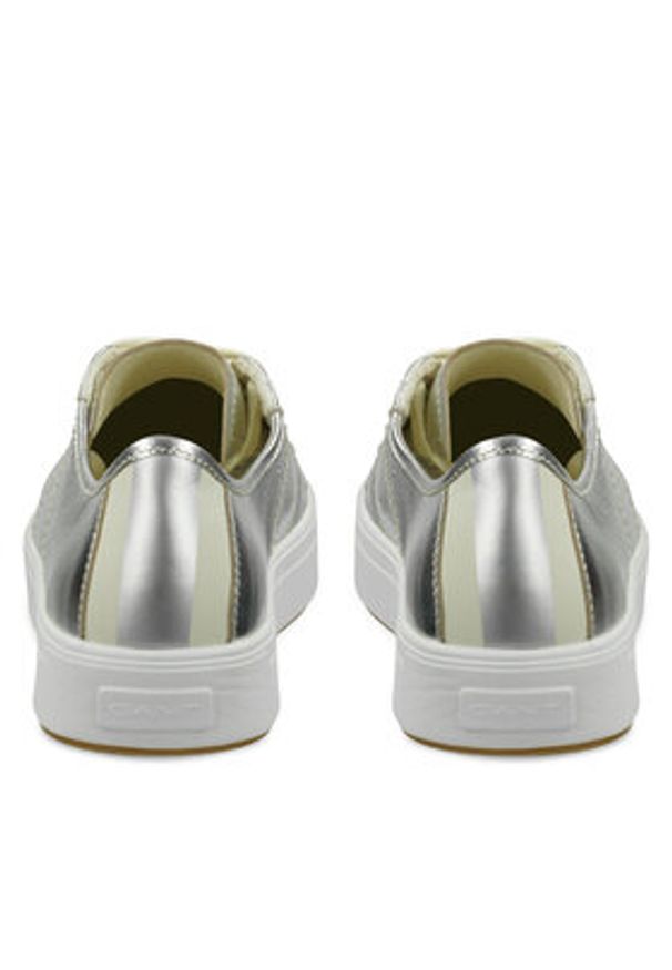 GANT - Gant Sneakersy 30531830 Srebrny. Kolor: srebrny. Materiał: skóra