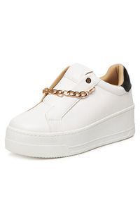 DeeZee Sneakersy AM25231-B Biały. Kolor: biały. Materiał: skóra #3
